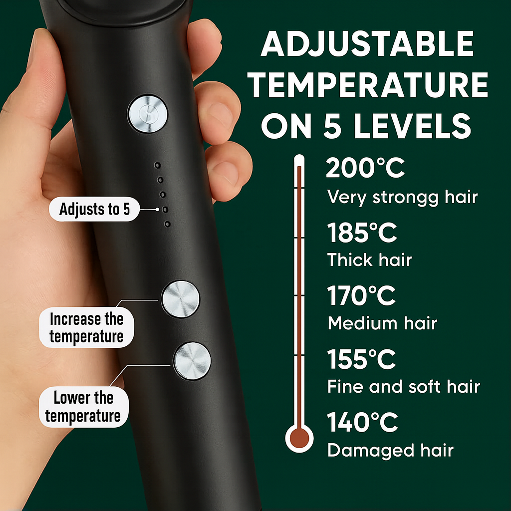 Straight comb – salon-smooth hair in just one stroke