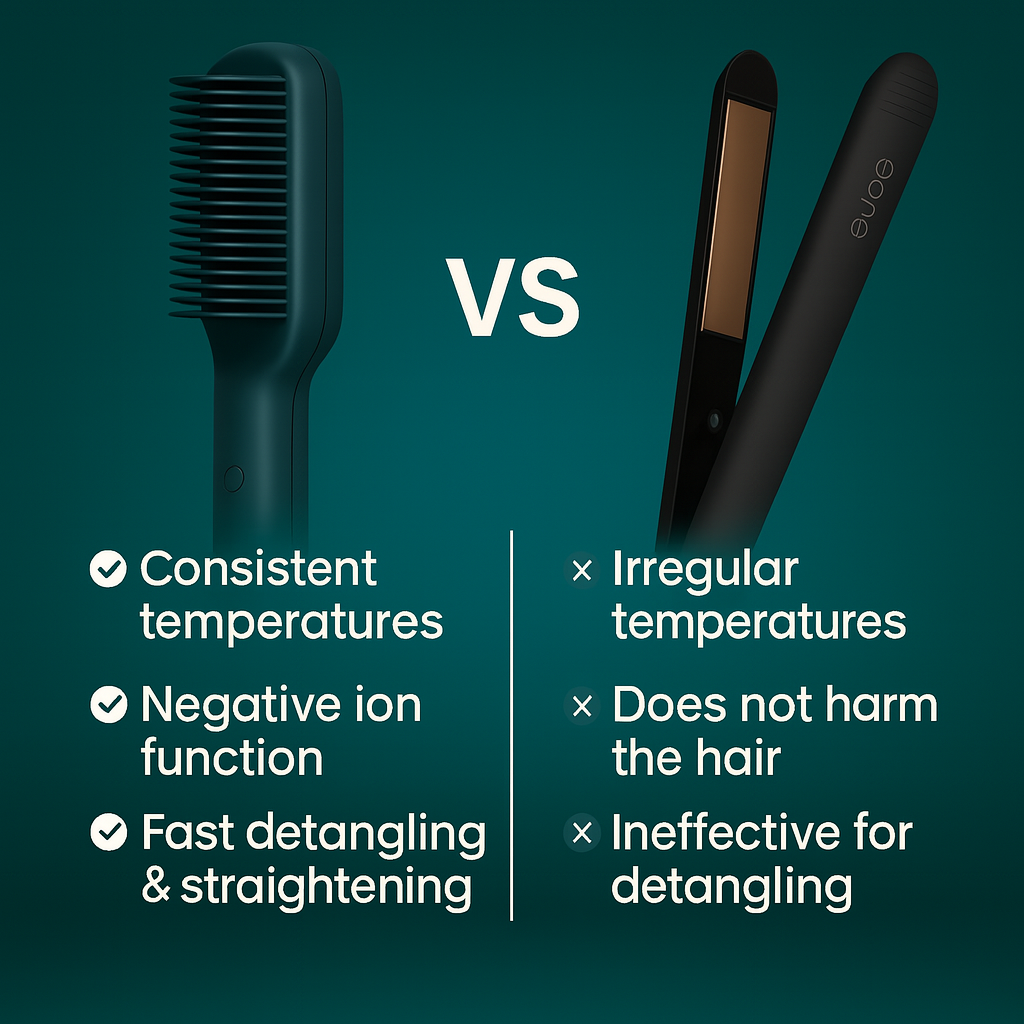Straight comb – salon-smooth hair in just one stroke