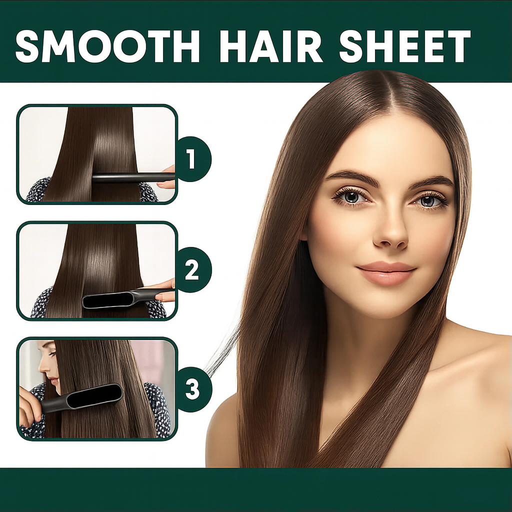 Straight comb – salon-smooth hair in just one stroke