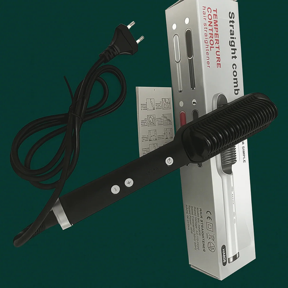 Straight comb – salon-smooth hair in just one stroke